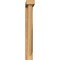 Ekena Millwork Traditional Block Rough Sawn Bracket w/ Offset Brace, Western Red Cedar, 4"W x 18"D x 30"H BKT0402X18X30TRA05RWR - alternate 2